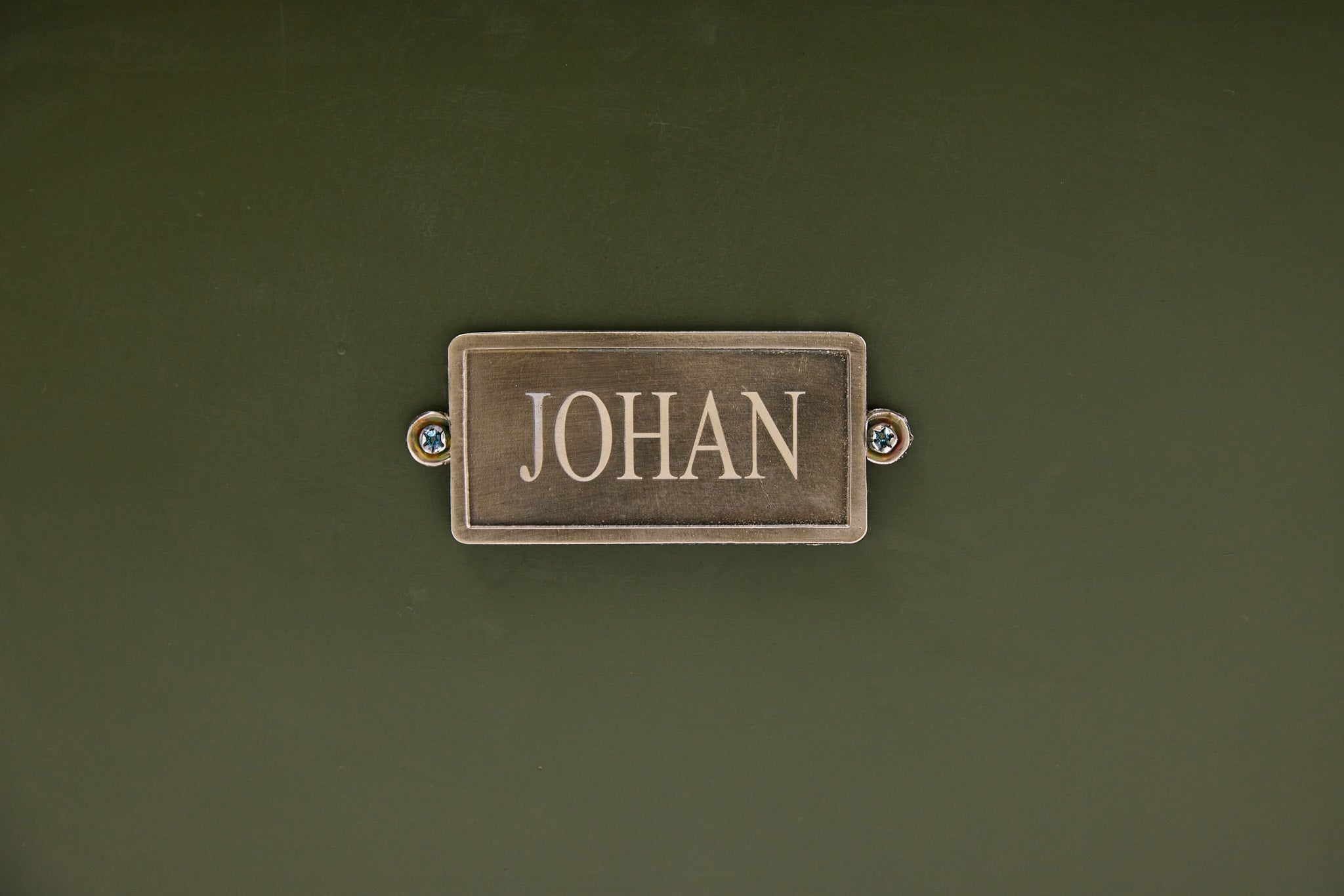 Metal custom name tag 