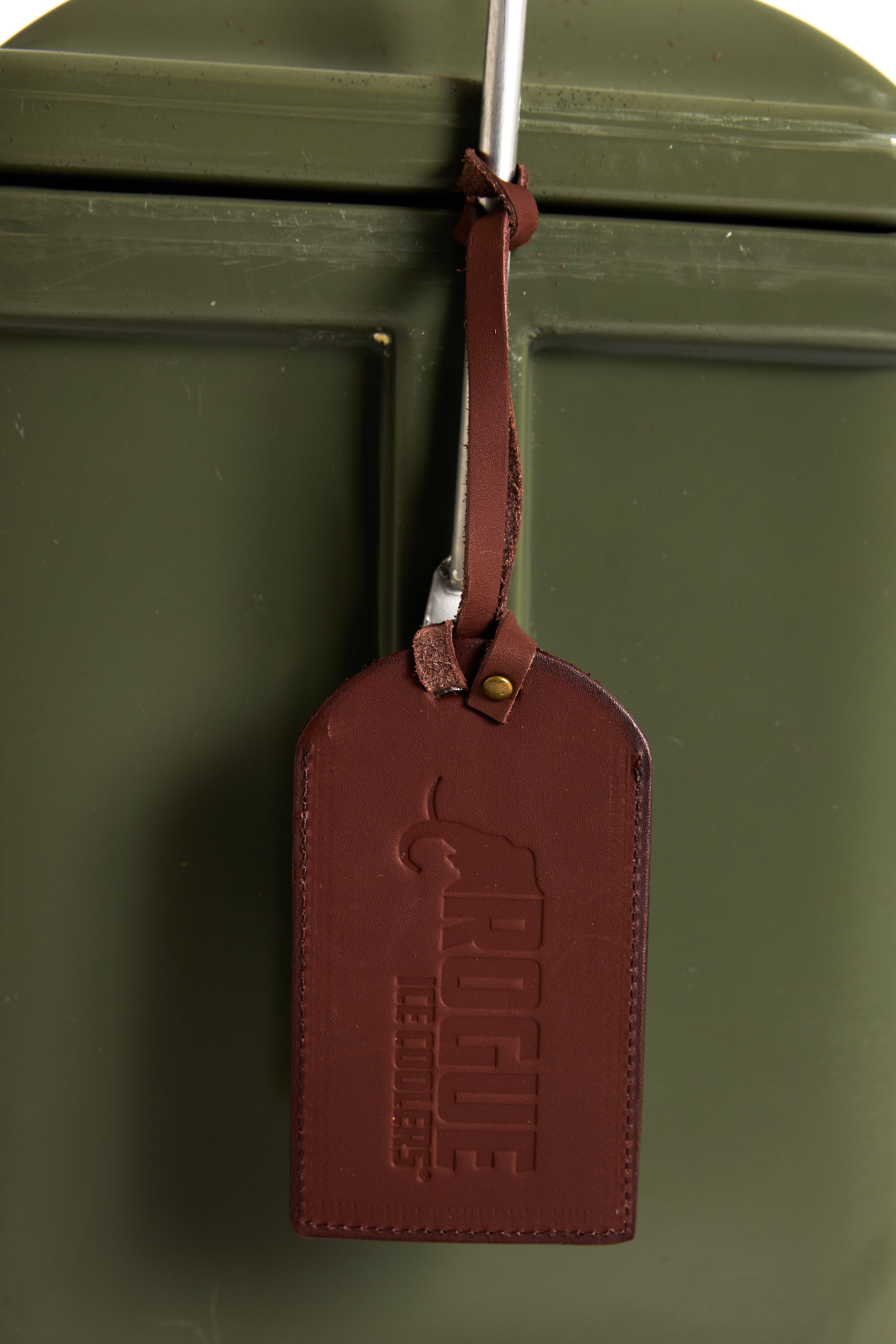 Leather Safari Name Tag 